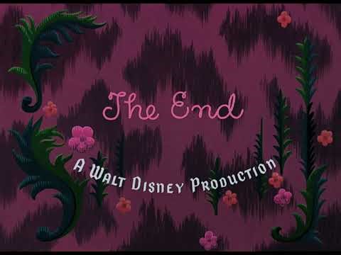 The End A Walt Disney Production Cinderella (1949 4K) Closing