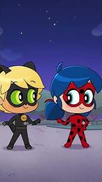 Bored in Paris, what could they do? 🐞 #miraculouschibi #miraculous #ladybug #catnoir #chibi #mlb