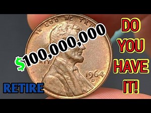 RARE 1964 PENNIES WORTH MONEY! VALUABLE PENNIES TO LOOK FOR!