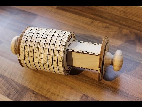 Laser Cut Cryptex Combination lock