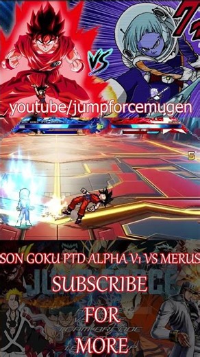 SON GOKU PTD ALPHA V1 VS MERUS #dragonball #dragonballsuper #dragonballzmugenapkforandroid
