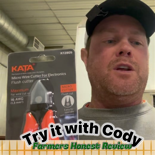 Watch We love these small wire cutters for easily carrying around the farm. on Amazon Live