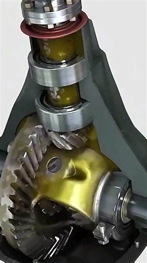 The genius mechanics of a differential #automotive #engineering