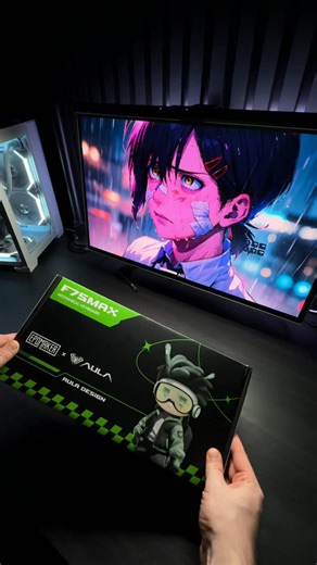 Namikazetech on Instagram: "F75 MAX @epomakerkeyboard x @aula.gear ☕☕☕☕ • • • • #wallpaperengine #setup #gaming #pc #pcsetup gamingsetup clean tech led rgb ledlights hack pctips"