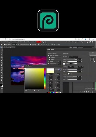 How to Create transparent text Effect in Photopea l Phtopea Tutorial