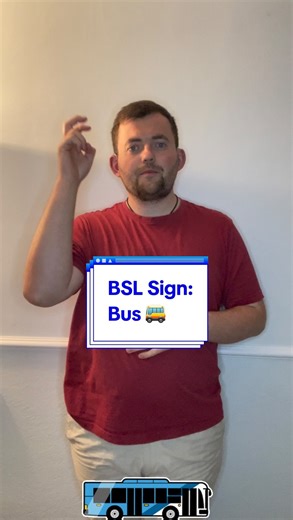 6.9K views · 408 reactions | Today’s new Sign in British Sign Language is? Today’s sign is #Bus ! Join me everyday for new signs in British Sign Language! #deaf #bsl #sse #signlanguage #transport #bussin #doubledecker #speed #drive #work # @stagecoach_bus Note: I’m from the South UK so some signs are regional! | The Deaf Chef | Facebook