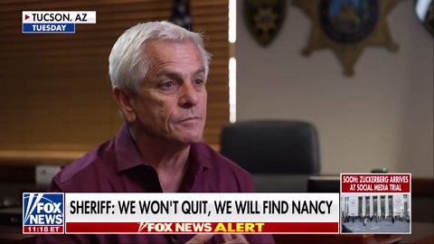 Pima County sheriff vows to not 'quit’ in search for Nancy Guthrie