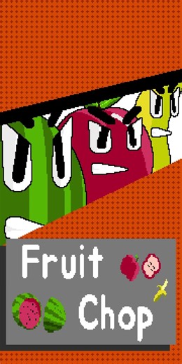 Fruit Chop #katana #animation #aseprite #pixelart