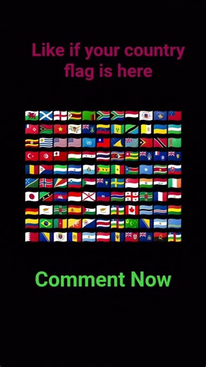 Like if your country flag is here #emoji #challenge #country