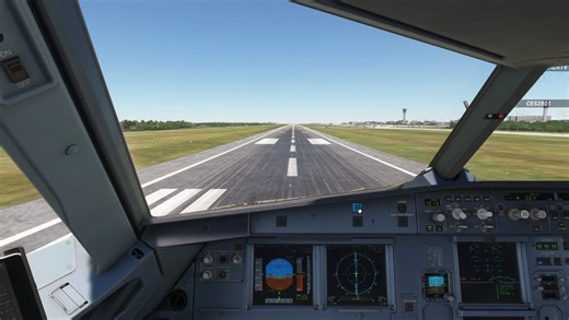 【MSFS】A320 VOR/DME进近练习①（TRK·FPA选择方式）