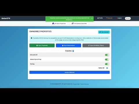 OwnerRez Integration with BetterSTR