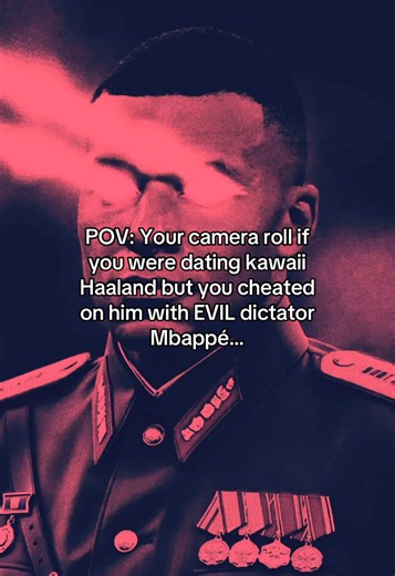 #SATIRE || I’m gonna get slimed out btw this was a request — POV: Your camera roll if you were dating kawaii Haaland but you cheated on him with EVIL dictator Mbappé… — #kylianmbappé #erlinghaaland #worldcup #fyp viral football France Norway Manchester city Real Madrid joke