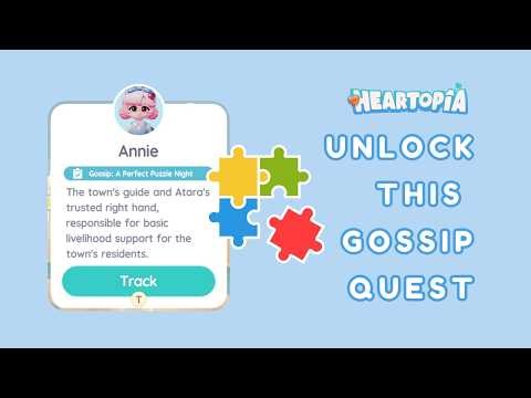 SECRET QUEST UNLOCK! 🧩 - How to Unlock Perfect Puzzle Night Gossip Quest in Heartopia