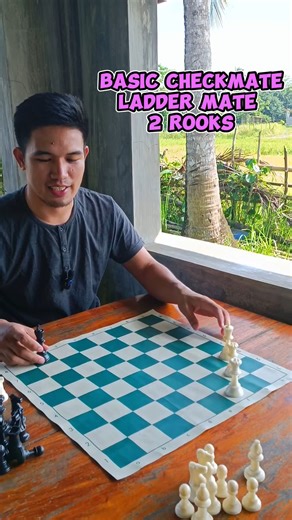 7.6K views · 60 reactions | Basic Checkmate: Ladder Mate 2 Rooks #chess #trap #fyp #puzzles | ChessFam | Facebook