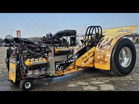 Tractors Unloading at NFMS Championship Tractor Pulls 2026 Freedom Hall