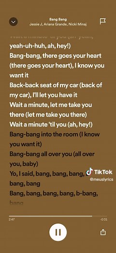 Bang Bang Lyrics by Jessie J, Ariana Grande, and Nicki Minaj