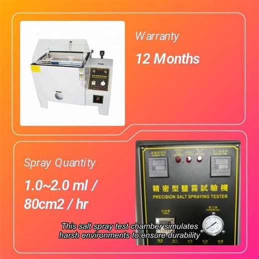 Salt Spray Test Chamber Corrosion Resistance Testing