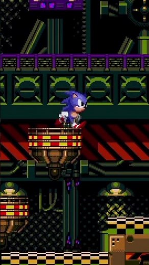 Sonic CD - Wacky workbench zone 1 ( bad future ) #shorts #gaming #games
