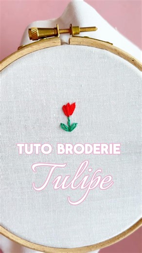 Tuto : Comment broder des tulipes facilement ? 🌷