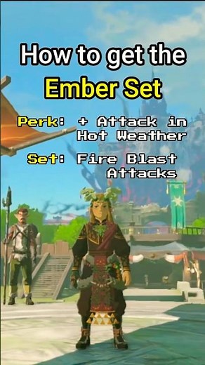 How to get the EMBER ARMOR SET in Zelda Tears of the Kingdom