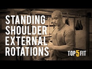 Standing Shoulder External Rotations Exercise
