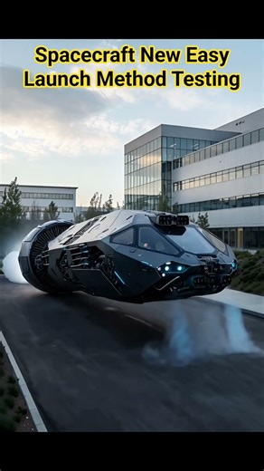 Spacecraft New Easy Launch Method Testing. Generated by AI.