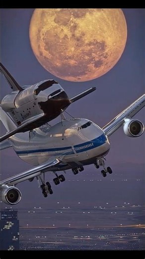 NASA Boeing Shuttle Over Dubai 🚀✈️ | Epic Flyover #shorts