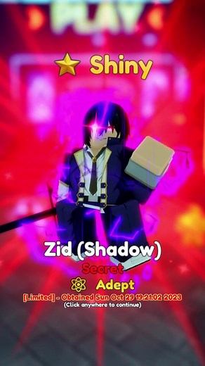 Evolved Secret Shiny Zid Showcase | Anime Adventures