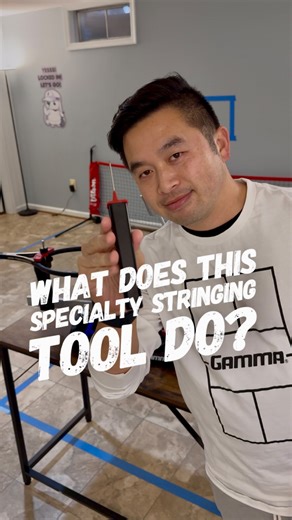Did you know this tennis stringing tool exists, and do you need it? #sponsored ‌ This pathfinder awl that comes with the Gamma Momentum 2 makes threading strings through blocked grommets so much easier. You won’t need it for every string job, but when that one stubborn string won’t go through it’s going to come in clutch! ‌ 👇 Comment “Gamma” and I’ll send you the link! ‌ #tennis #tennisstringer #gammatennis #stringingmachine | Alexchantennis