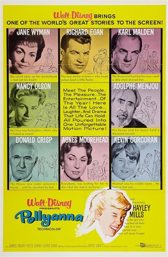 Pollyanna (1960) ⭐ 7.4 | Comédia, Drama, Família