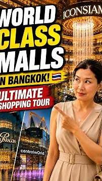 World Class Malls in Bangkok! 🇹🇭 Ultimate Shopping Tour