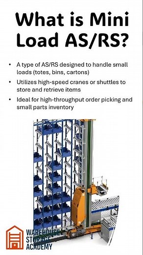 What is Mini Load ASRS #storagesolutions#warehouse#logistics#automation #auto #storagesolutions#asrs