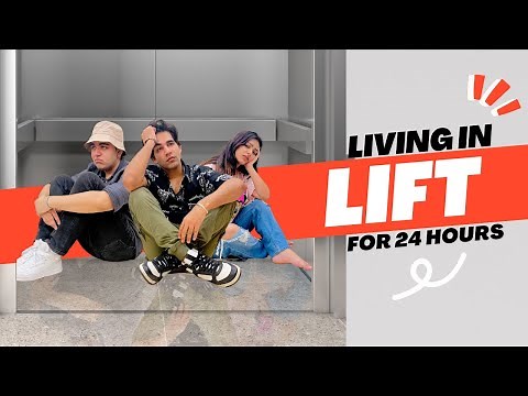 LIVING IN LIFT FOR 24 HOURS | Rimorav Vlogs