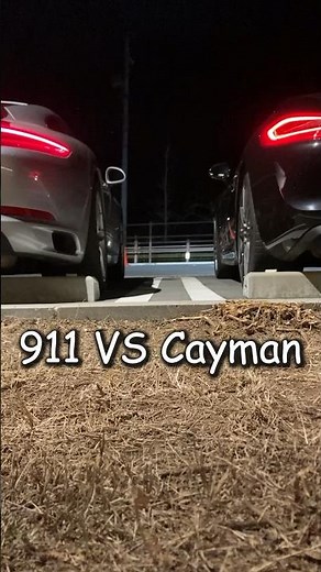 911 vs Cayman Exhaust Battle🔥🔥🔥ポルシェ 911 ケイマン 排気音比較 #cayman #718ケイマン #pdk #911