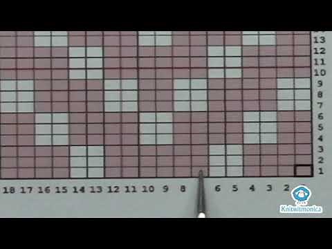 Double Knitting: Reading the chart