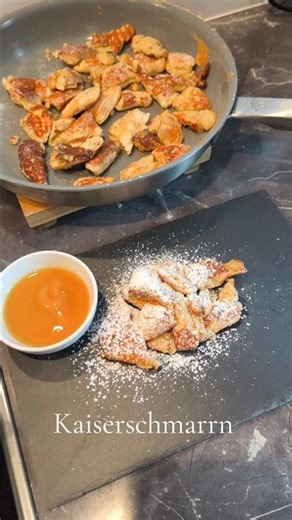 Austrian Topfen Kaiserschmarrn - lighter recipe 🇦🇹🥞 #austria #pancake #bakingrecipes