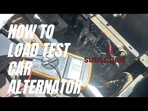 Perform Alternator and Battery Load Test Using Load Tester within 60 seconds.