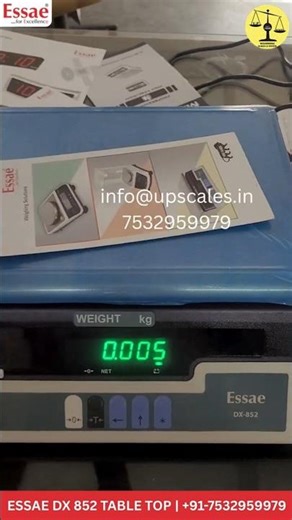 Essae DX-852 Table Top Weighing Scale | High Precision Digital Scale | Essae DX852 | UP Scales