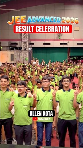 🔴JEE ADVANCED 2026 RESULT CELEBRATION ALLEN KOTA #air1 #trending #viral #shorts