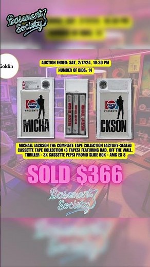 Factory-Sealed Michael Jackson Cassette Tape Collection Sells for $366 | Bad, Thriller, Off the Wall