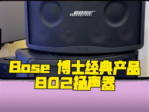 号称Bose的经典扬声器，802V，你觉得怎么样？