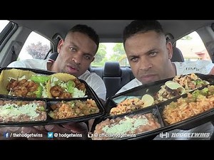 Eating El Pollo Loco Taco Platters @hodgetwins