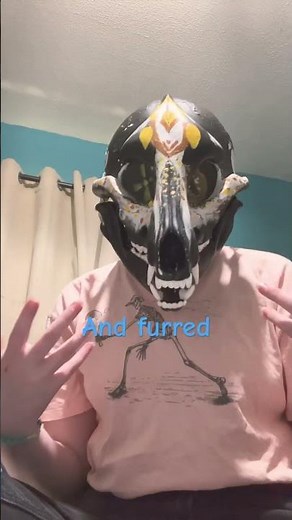 This is a skull dog #fursona #skulldog #dinomask #furry #fursuit #motivation #nomotivation