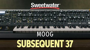 9.5K views · 70 reactions |  Watch Sweetwater's Master of Synthesis, Daniel Fisher, work his magic with the Moog Music Inc. Subsequent 37! #Moog | Sweetwater | Facebook