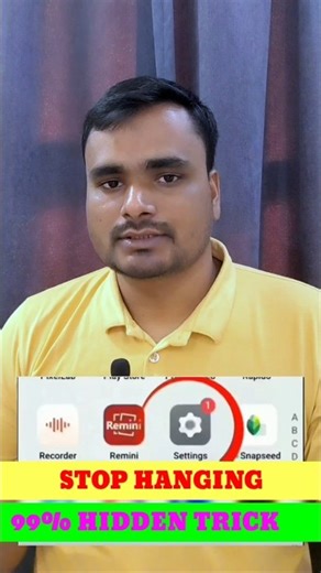 How to Fix Hanging Problem in Any Mobile? ✅ 2025 New Trick #Shorts #gyansanjiv #phonespeed