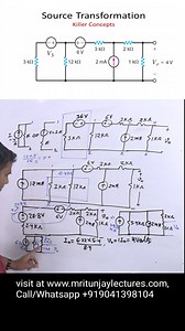 Current Divider Rule | Voltage Divider Rule PROBLEM ON Thevenin Equivalent Youtubelink 《 https://youtube.com/@MritunjayLecturespvt》 | Mritunjay Lectures
