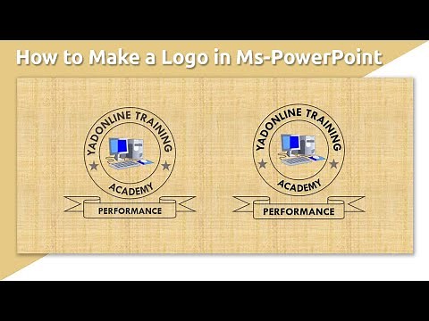 How to make a Logo in Microsoft Powerpoint 2019