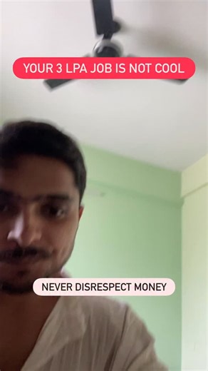 389K views · 29K reactions | YOUR 3 LPA JOB IS ALSO COOL. Don’t let anyone tell you that only 20 LPA is good otherwise you’re worthless. Reality is not everyone can get 20-30-40 LPA job as a fresher because only FAANG companies offer it. You can later crack 50 LPA once you learn more in your job. #theboringfounder #tech #python #coding #job #fresher | Theboringfounder | Facebook