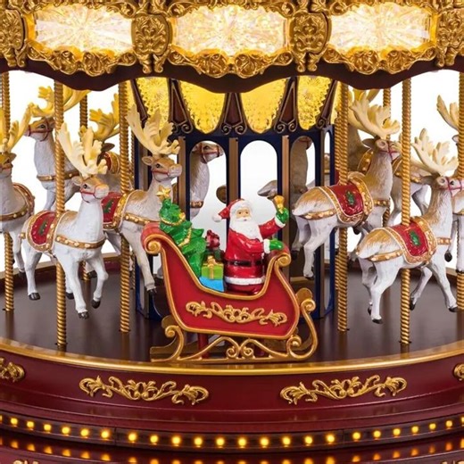 Mr Christmas Deluxe Christmas Carousel - Etsy
