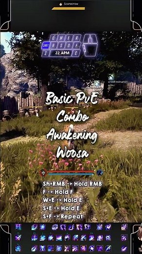 Awakening Woosa | Basic PvE Combo Flow | Black Desert Online